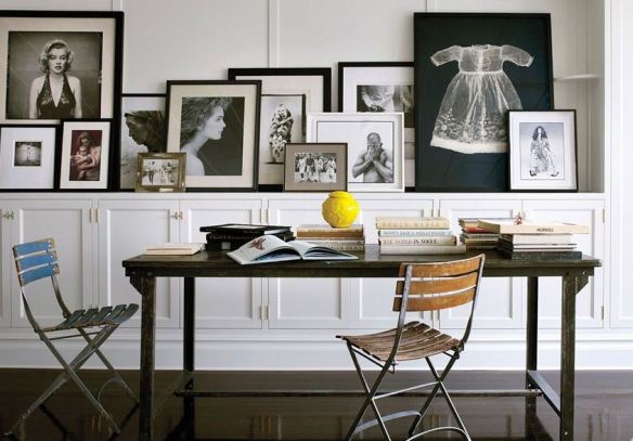 Brooke Shields family room