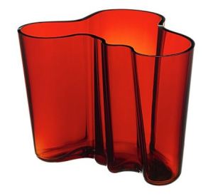 Alvar Aalto Flaming Red Vase
