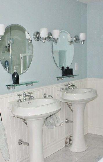 Benjamin Moore Birds Egg Bathroom