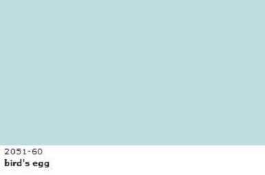 Birds Egg Benjamin Moore