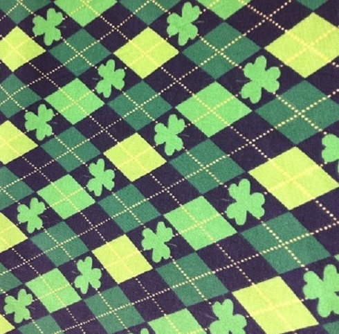 3 leaf clover fabric