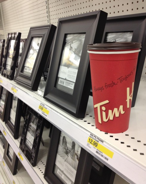 Tim Hortons coffee cup