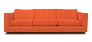  Jonathan Adler orange sofa